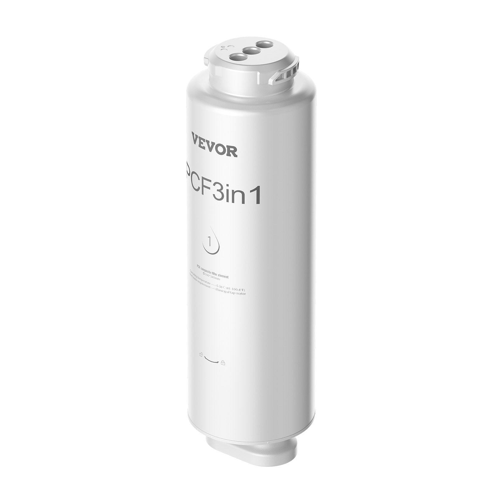 VEVOR PCF Composite Filter Replace for SS-001/003/005 Under Sink Water Filter 