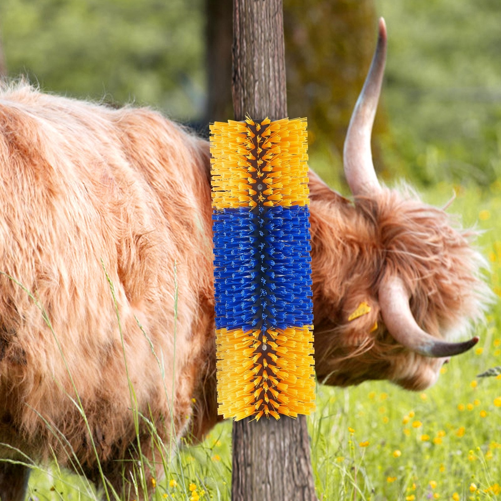 VEVOR Livestock Scratching Brush 20 in Horse Scratcher Brush for Itch Relief 