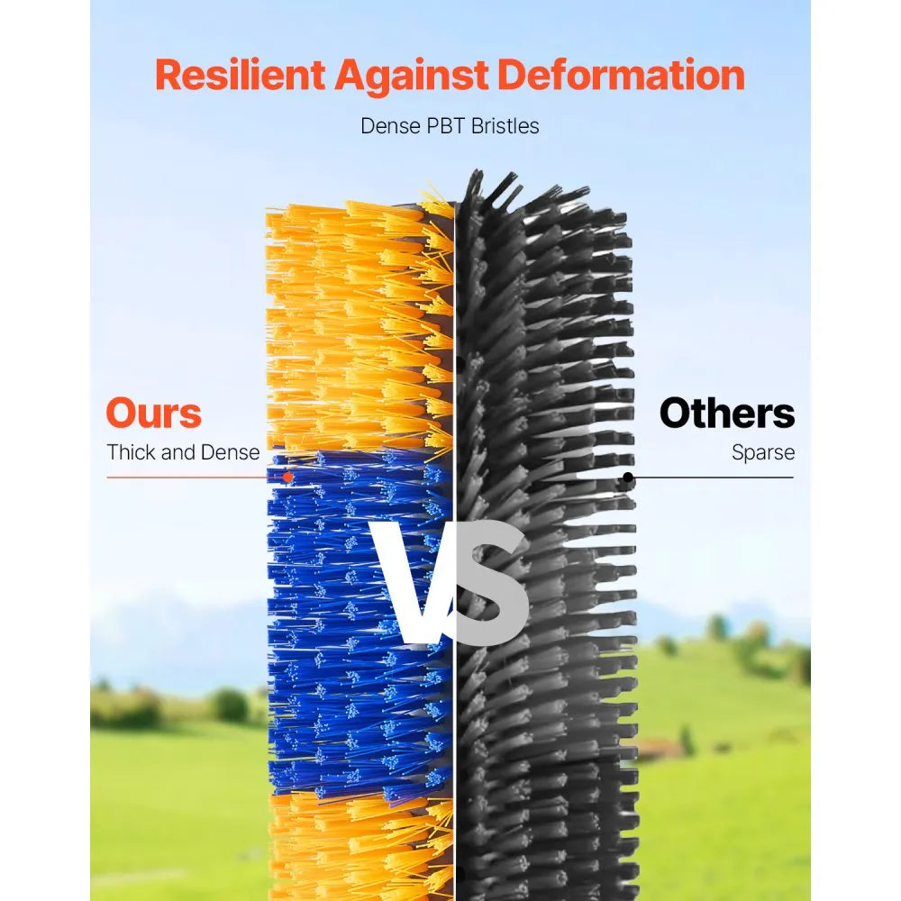 VEVOR Livestock Scratching Brush 2Pcs Itch Relief Horse Scratcher Brush 20 in