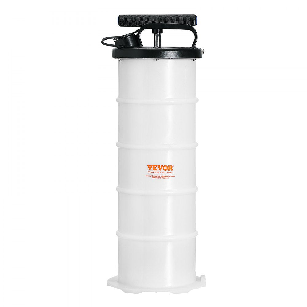 VEVOR Fluid Extractor, 1.74 Gallons (6.5 Liters), Manual Hand-Operated Oil Changer Vacuum Fluid Extractor with Dipstick and Hose, Oil Extractor Change Pump for Automotive Fluids Vacuum Evacuation 
