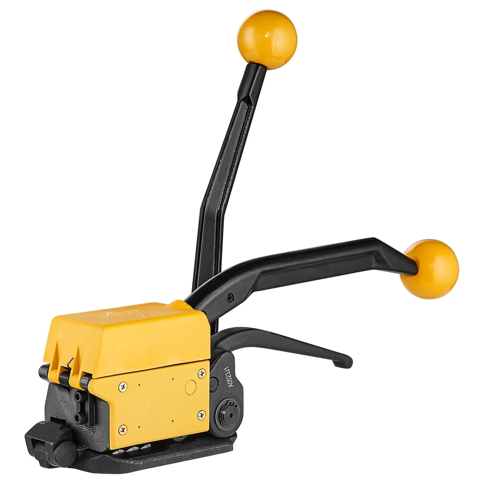 VEVOR Steel Strapping Tool for 1/2"-3/4" Width, 3-in-1 (Tensioner, Crimper, Cutter) Manual Belt Packaging Banding Machine Packaging Metal Steel Strapping Banding Tool Machine for Stainless Steel Strap
