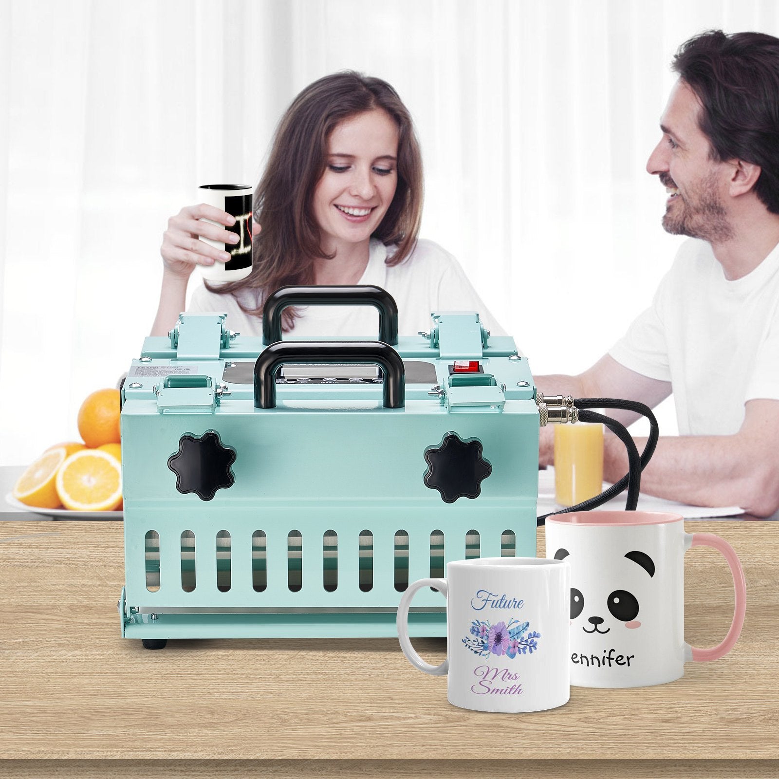 VEVOR Tumbler Heat Press Machine 2 Station Heaters 11-30oz Mug Press Sublimation 