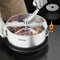 12-Inch Manual Bud & Leaf Bowl Trimmer with Stainless Steel Blades and Clear Viewing Lid