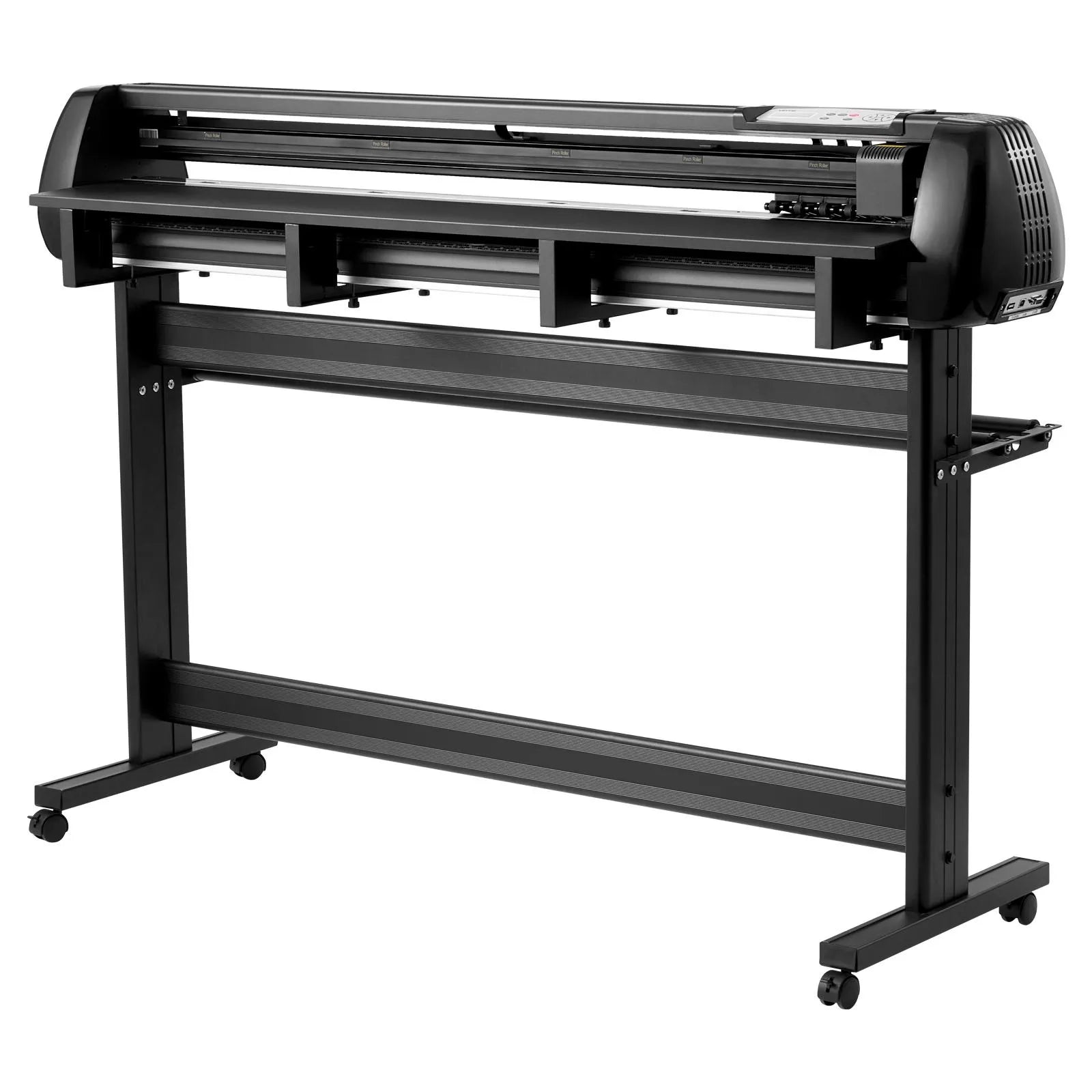 VEVOR Vinyl Cutter Machine, 53 inch Max Feed Width, Dual Blades, Adjustable Force and Speed, LED Display, Vinyl Plotter Cutter Printer with Signmaster Software for Compatible with Windows and macOS 