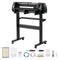 VEVOR Vinyl Cutter Machine, 28 inch Max Feed Width, Dual Blades, Adjustable Force and Speed, LED Display, Vinyl Plotter Cutter Printer with Signmaster Software for Compatible with Windows and macOS