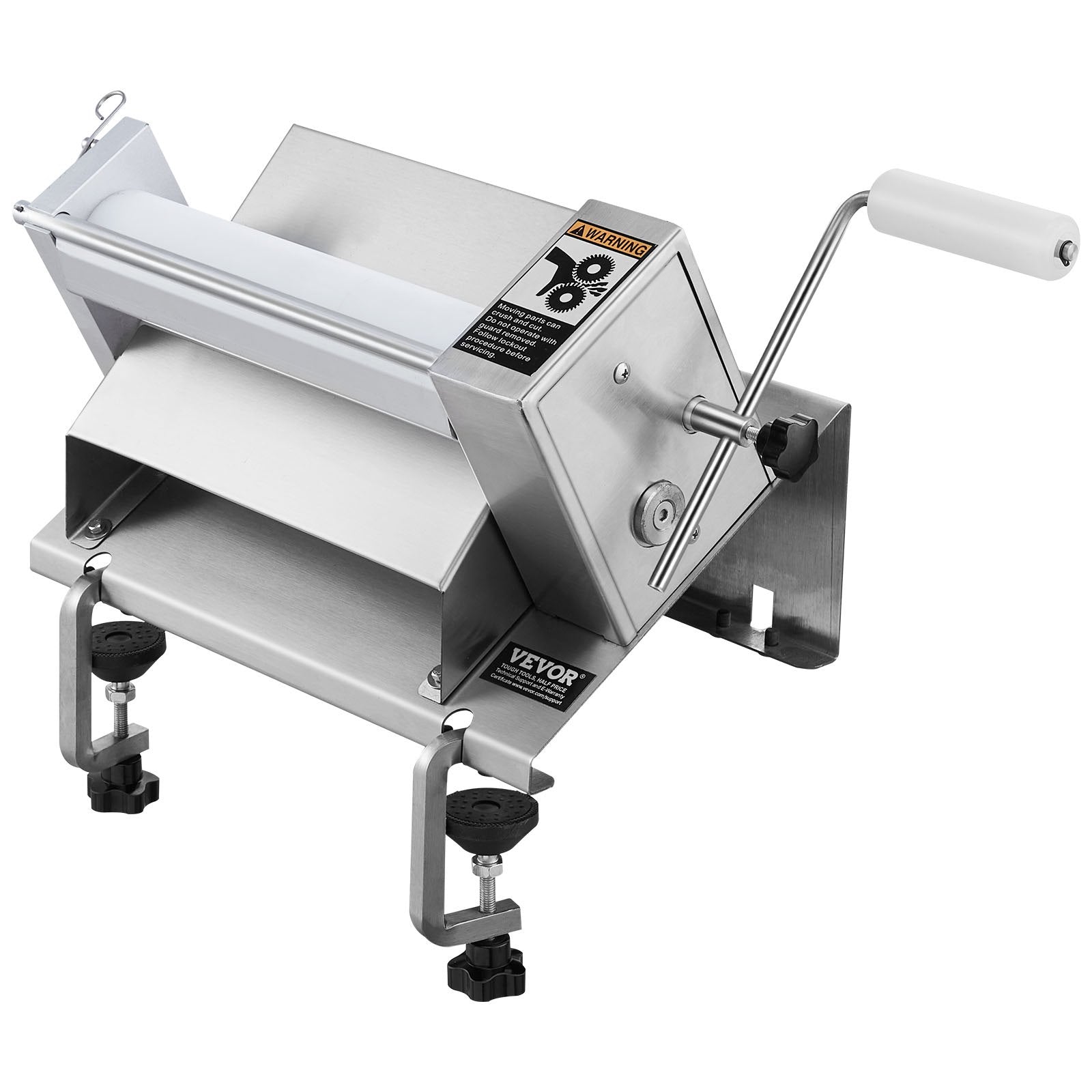 VEVOR Manual Dough Sheeter Machine Max 1/2" Dough Roller Pastry Press Machine 
