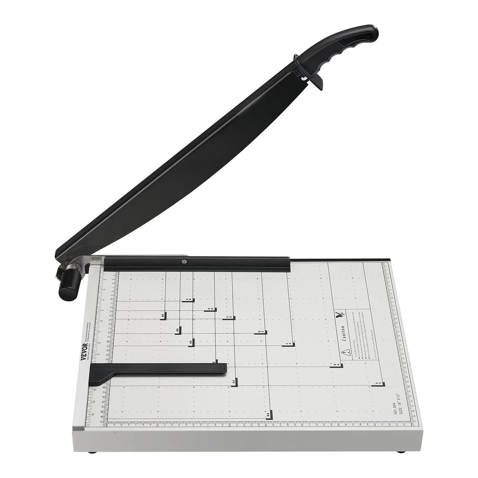 VEVOR Paper Cutter, Guillotine Trimmer, 18" Cut Length, 20 Sheets Capacity, Heavy Duty Guillotine Paper Cutter with Guard Rail/Blade Lock for Cardstock/Cardboard, Paper Trimmer for Home Office School