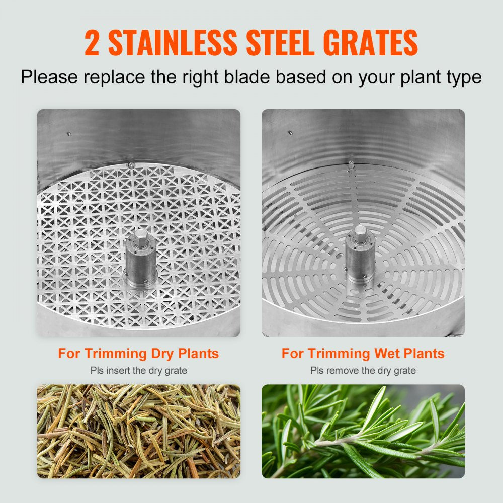 VEVOR Bud Leaf Trimmer, 16 inch Stainless Steel Manual Bud Trimmer Machine, with Clear PET Cover for Visual Cutting, Hand Pruners Included, for Cutting Leaves, Buds, Flowers, Hydroponic Plants 