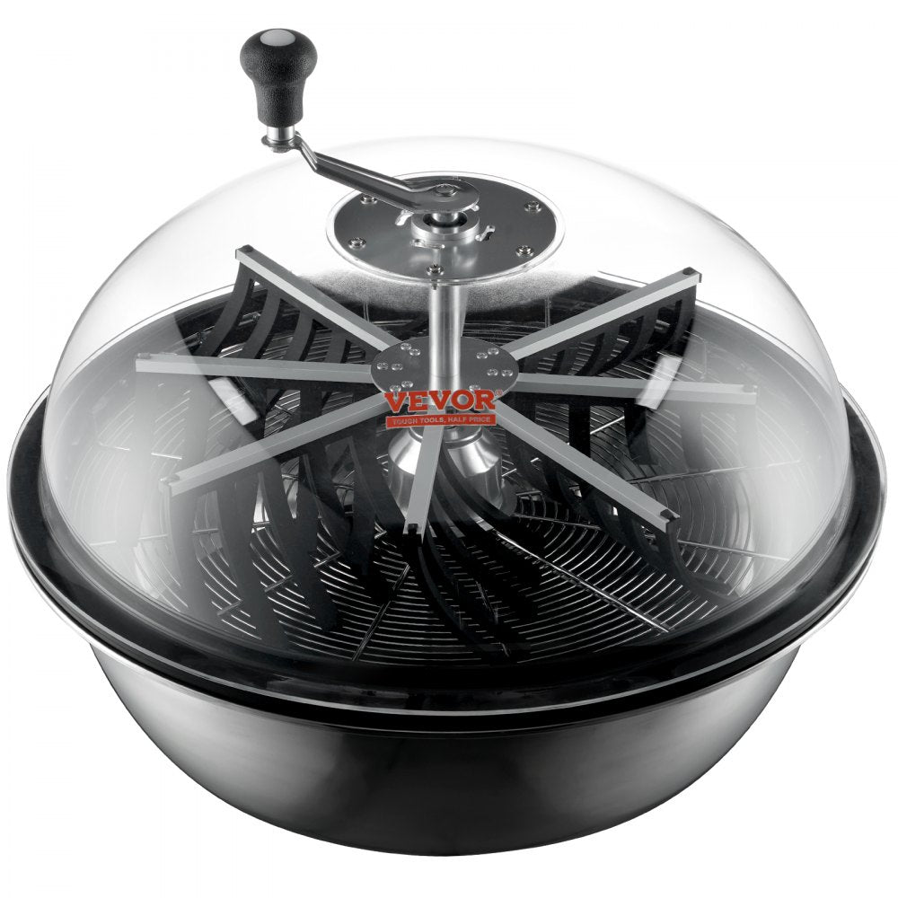 VEVOR Leaf Bowl Trimmer, 24'' Trimmer Bowl, Manual Bud Trimmer with Stainless-Steel Blades for Twisted Spin Cut, Clear Visibility Dome and Hand Pruner Included, for Cutting Leaves, Buds, Flowers 