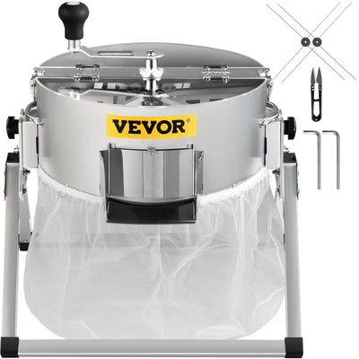 VEVOR Bud Leaf Trimmer, 16 inch Manual Hydroponic Dry or Wet Plant Trimming Machine, with Sharp Stainless Steel Blades & Solid Metal Gearbox, Twisted Spin Cut for Flowers, Leaves, Herbs 