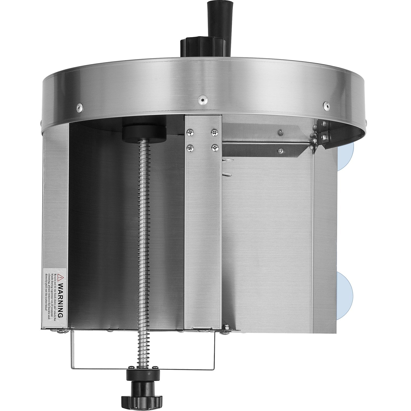 VEVOR Manual Vegetable Fruit Slicer, 0-0.5"/0-12mm Thickness Adjustable Commercial Slicer Machine, Stainless Steel Food Cutter Slicing Machine with 2 Spare Blades, for Potato, Cucumber, Lemon, Tomato 