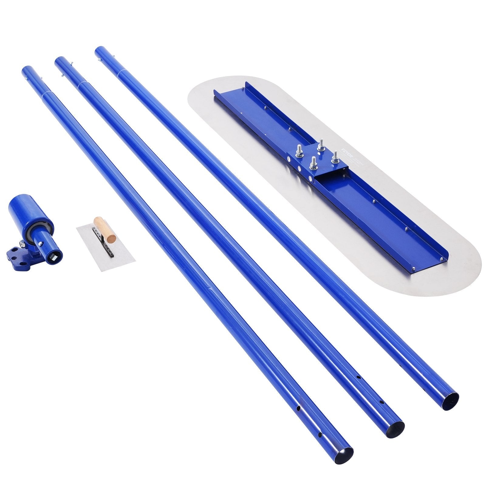 VEVOR Bull Float Manganese Steel Concrete Float 47x11.8 in Concrete Float Tool Cement Tool Bull Concrete Kit Bull Pool Float Bull Float Handle Bull Float Bracket Concrete Tool Finishing Bull Float 