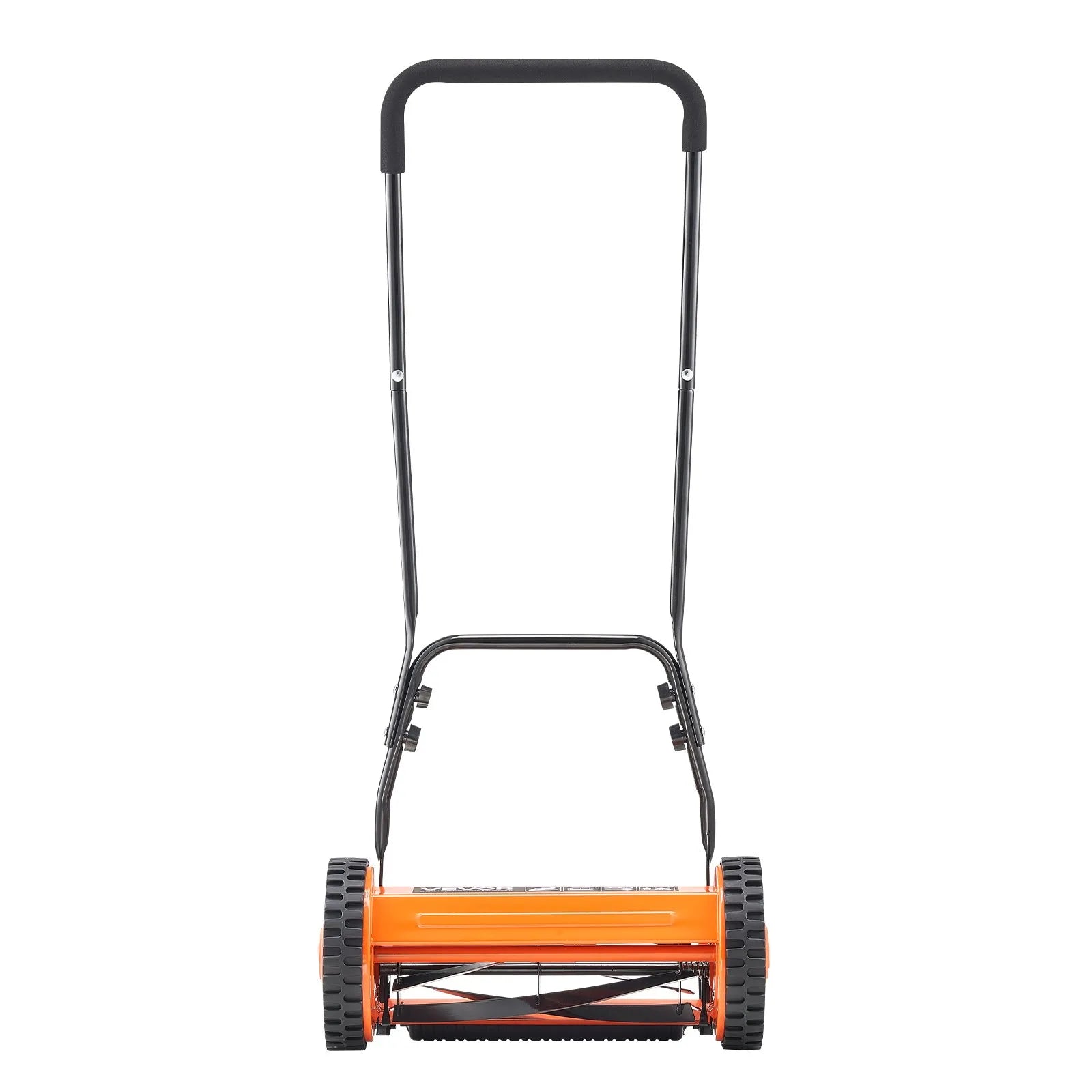 Manual Push Reel Lawn Mower with Grass Catcher Bag, 5-Blade Walk-Behind Mower, 14 in or 18 in