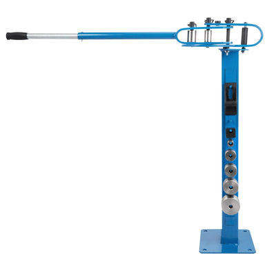 VEVOR YP 38 Pedestal Floor Compact Bender 7 Dies Versatile Compact Metal Tubing Bender 44' Mount Powdercoat Telescoping Handle Maximum 5/8" Thick 1-15/16" Width 