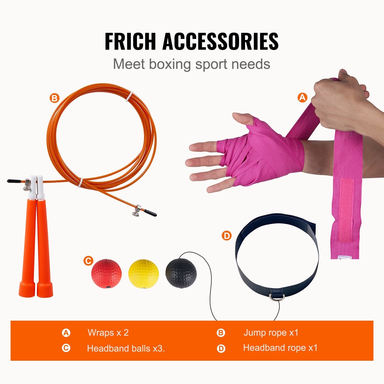 VEVOR Punching Bag for Adults, 4ft PVC Heavy Boxing Bag Set, Punching Bag with Chains and Gloves, Hanging Boxing Bag for MMA Karate Judo, Muay Thai Kickboxing Boxing, Home Gym Training, (Unfilled) 