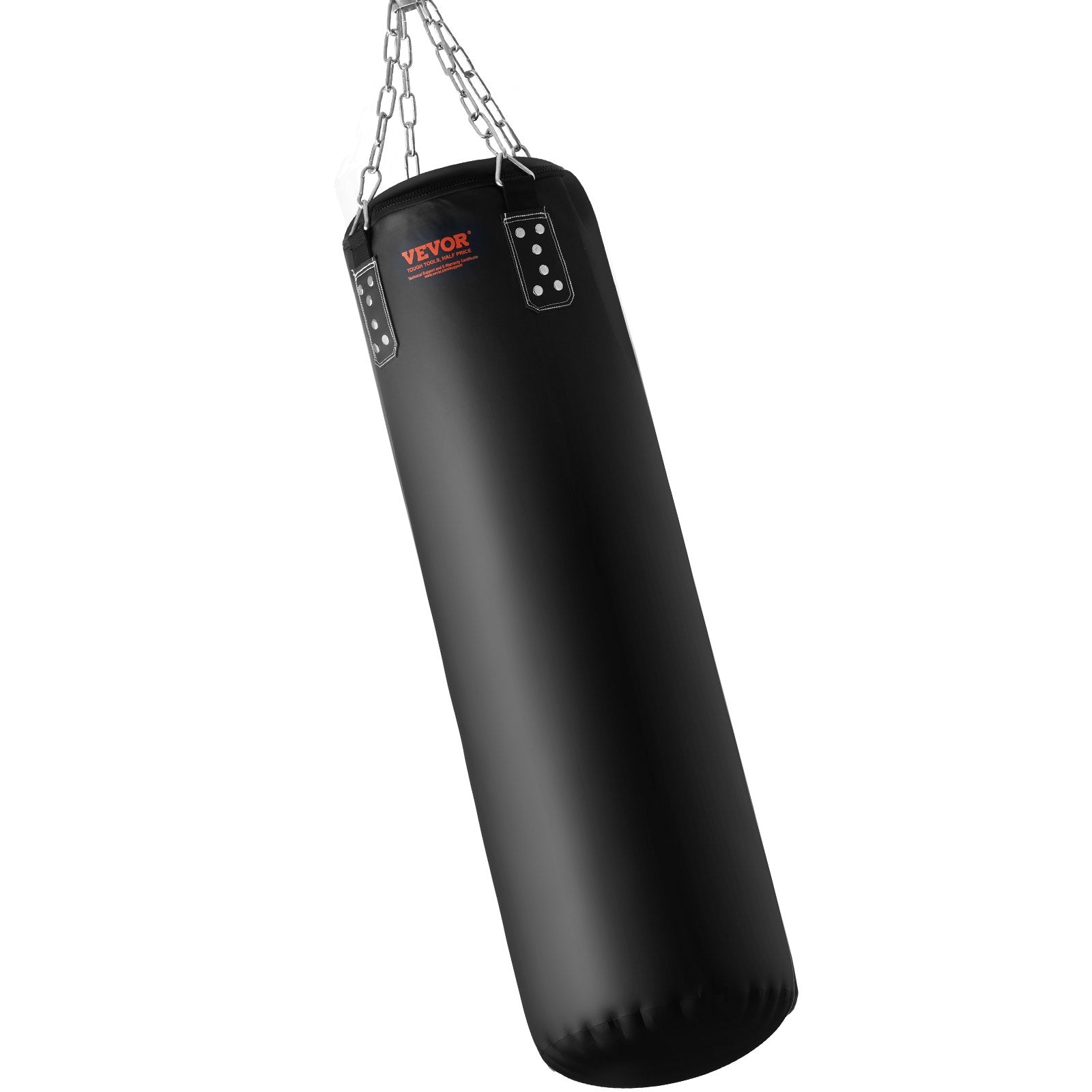 VEVOR Punching Bag for Adults, 4ft PVC Heavy Boxing Bag Set, Punching Bag with Chains and Gloves, Hanging Boxing Bag for MMA Karate Judo, Muay Thai Kickboxing Boxing, Home Gym Training, (Unfilled) 