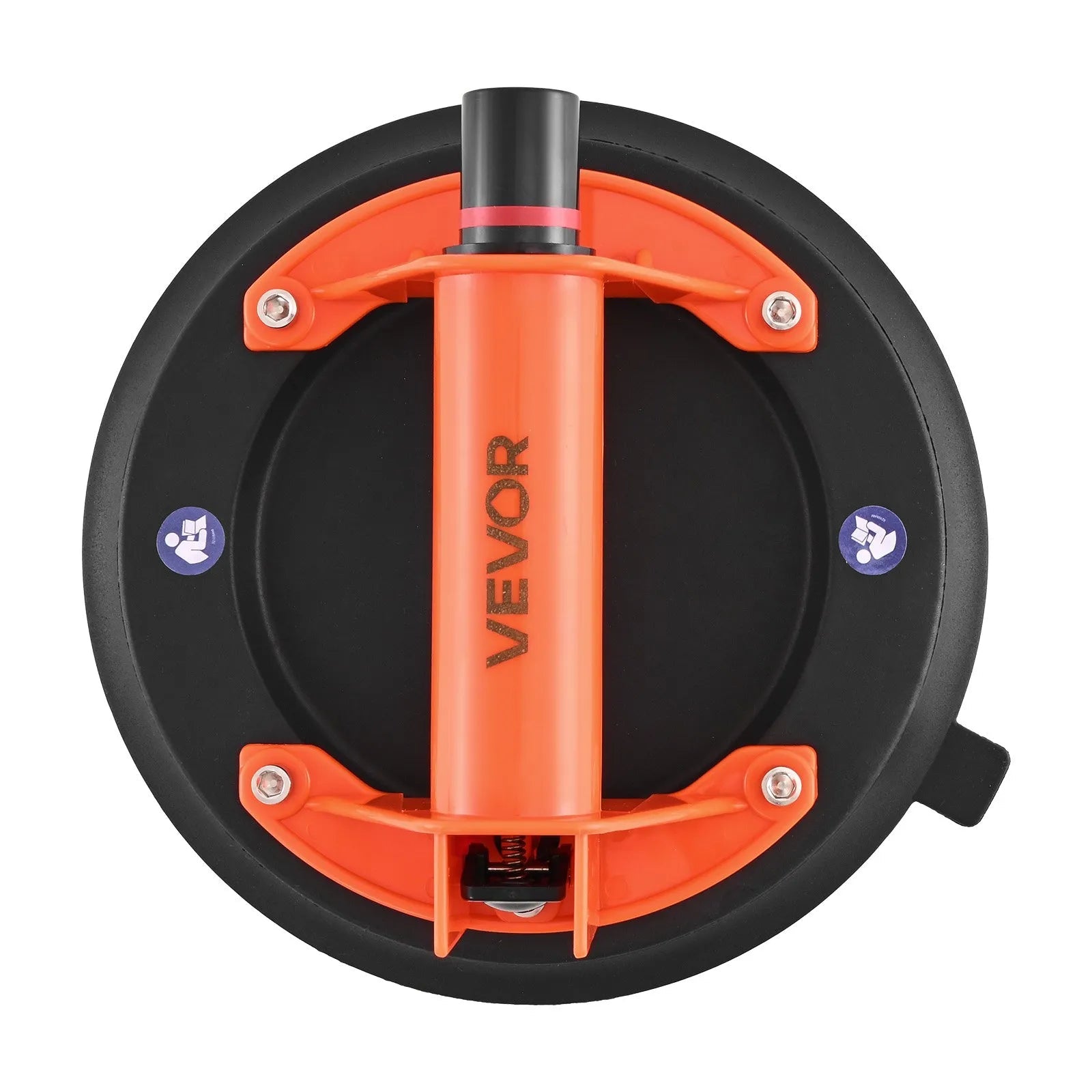 VEVOR Vacuum Suction Cup, 8-Inch Vacuum Glass Lifter with ABS Handle, 400 lbs Max Lifting Capacity Tile Suction Cup Tool with Carrying Case for Lifting Large Tile, Granite, Drywall, Windows (1-Pack) 