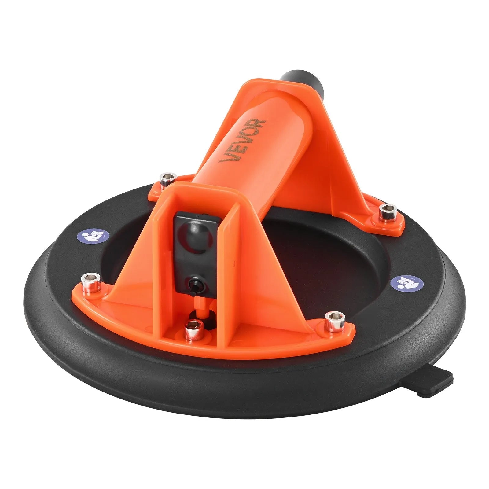 VEVOR Vacuum Suction Cup, 8-Inch Vacuum Glass Lifter with ABS Handle, 400 lbs Max Lifting Capacity Tile Suction Cup Tool with Carrying Case for Lifting Large Tile, Granite, Drywall, Windows (1-Pack) 