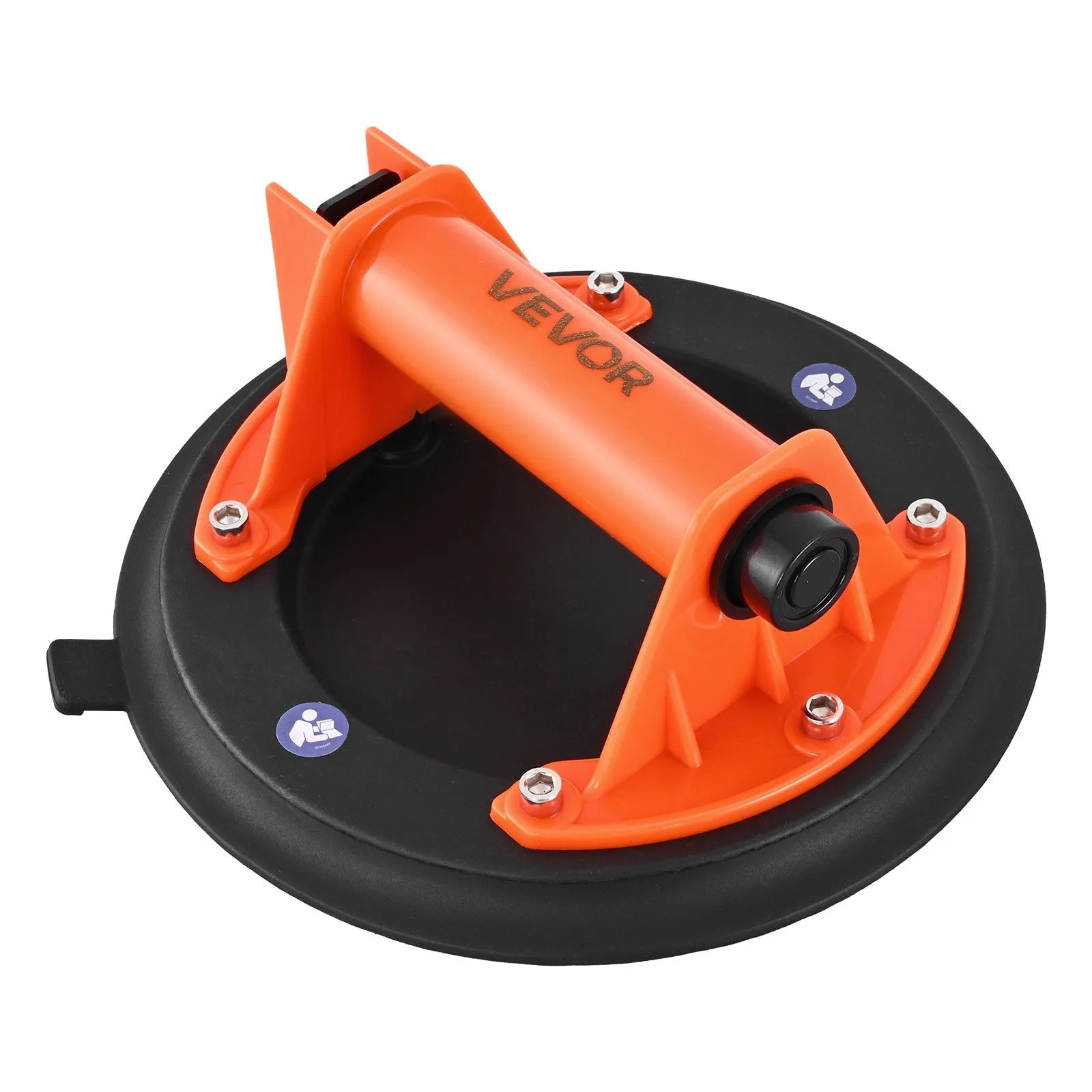 VEVOR Vacuum Suction Cup, 8-Inch Vacuum Glass Lifter with ABS Handle, 400 lbs Max Lifting Capacity Tile Suction Cup Tool with Carrying Case for Lifting Large Tile, Granite, Drywall, Windows (1-Pack) 