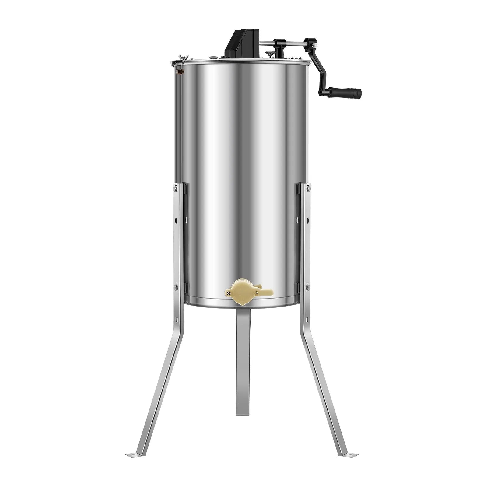 VEVOR Manual Honey Extractor 2 Frame Honey Spinner Beekeeping Stainless Steel