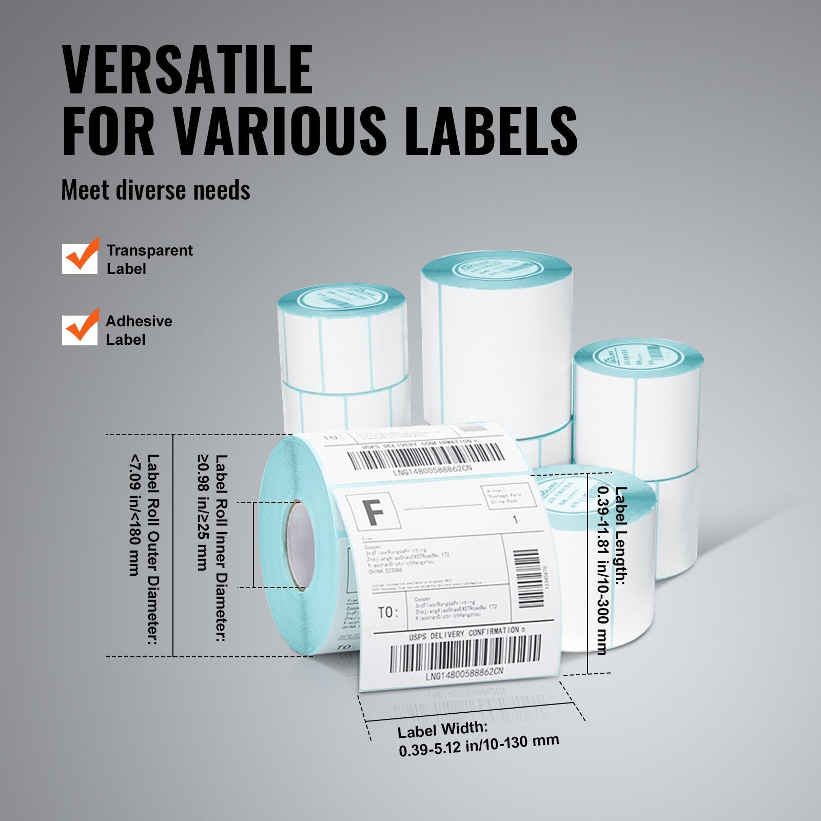 VEVOR Manual Round Labeling Machine, 15-20pcs/min, Bottle Label Applicator for Round Bottles, Adjustable Manual Round Bottle Labeler Suitable for Bottle Diameter 0.78-4.72 inches (with Pressing Bar) 