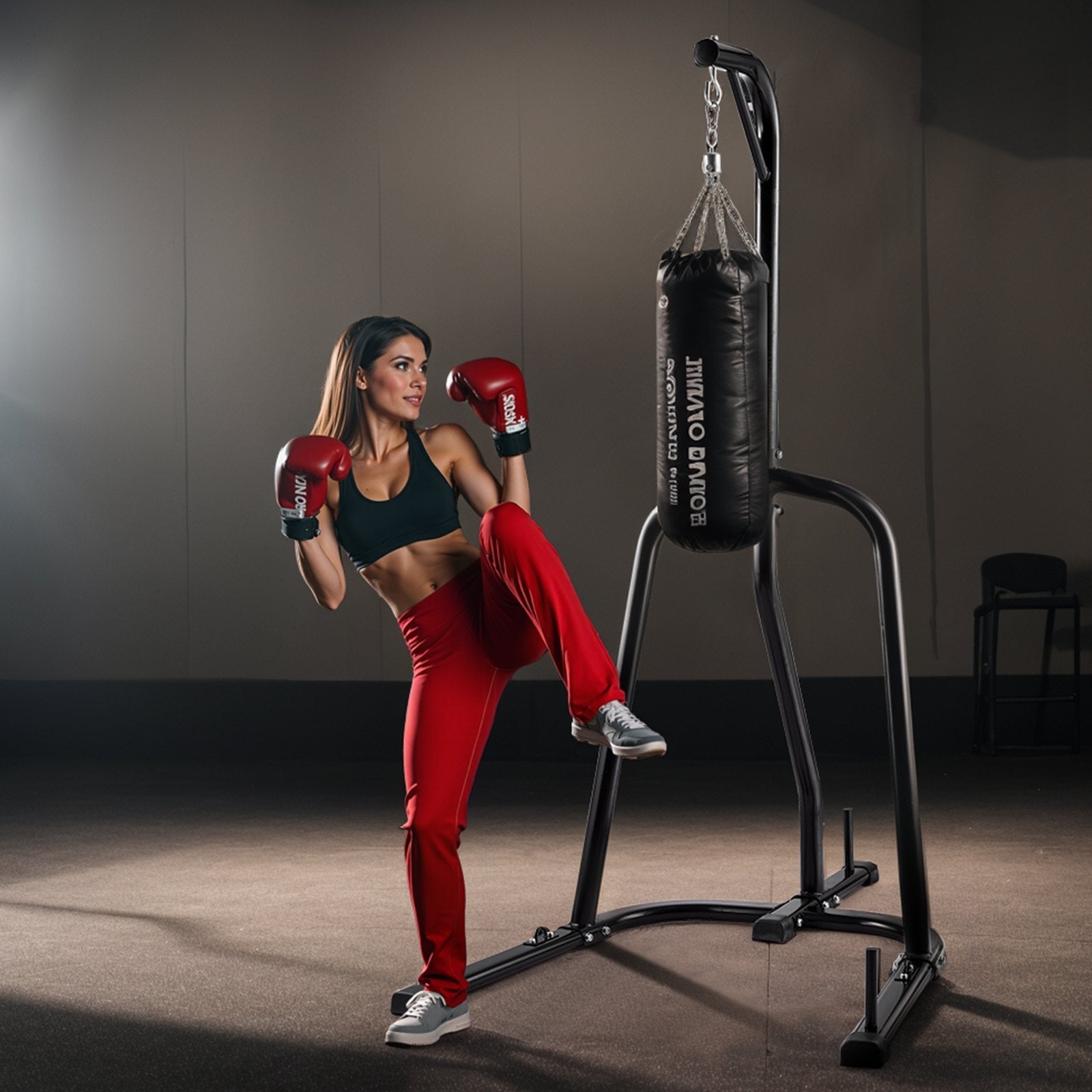 VEVOR Heavy Duty Punching Bag Frame Boxing Punching Stand Steel for Gym Fitness 