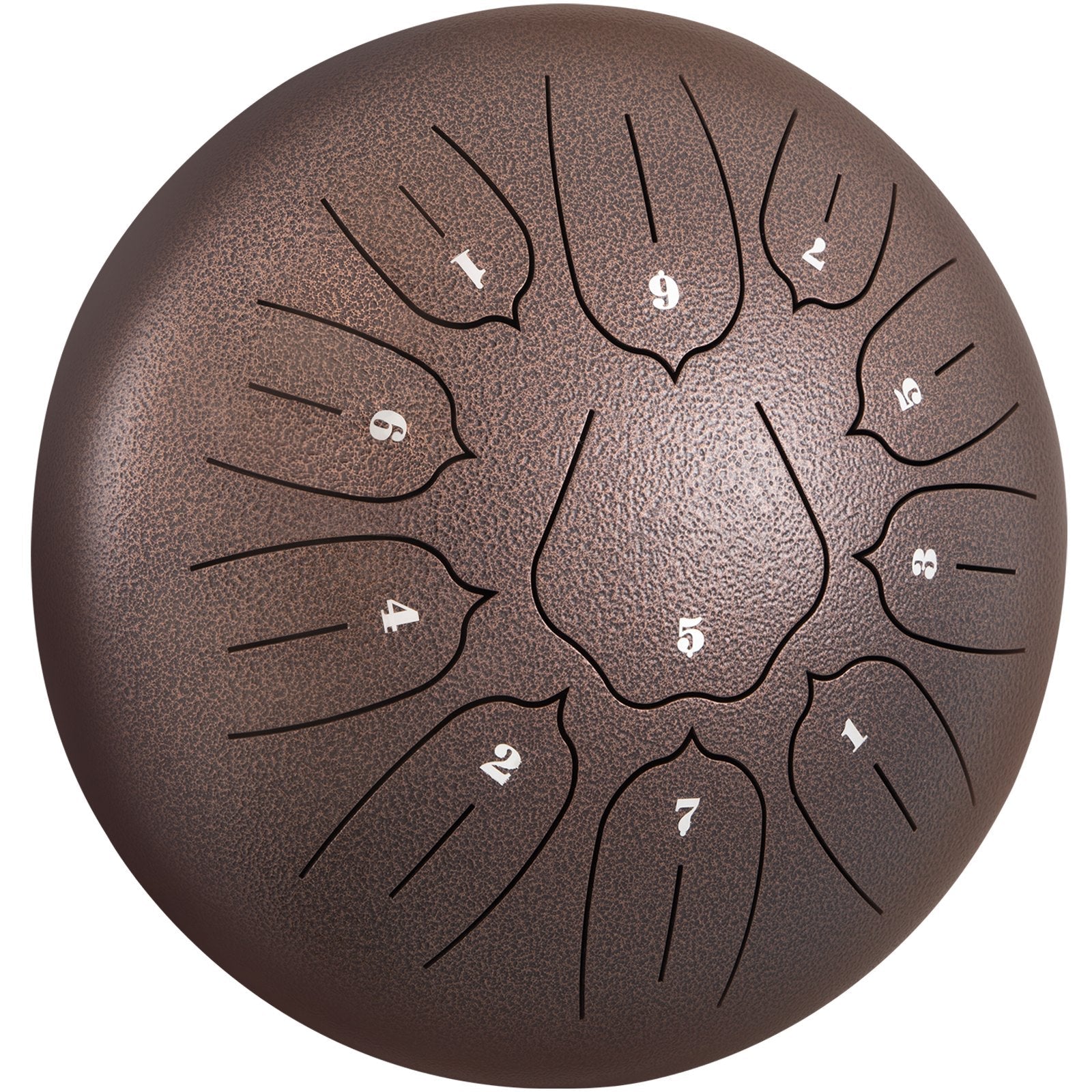 VEVOR Steel Tongue Drum 11 Notes 10 inches Percussion Instrument with Bag, Book, Mallets, Finger Picks 