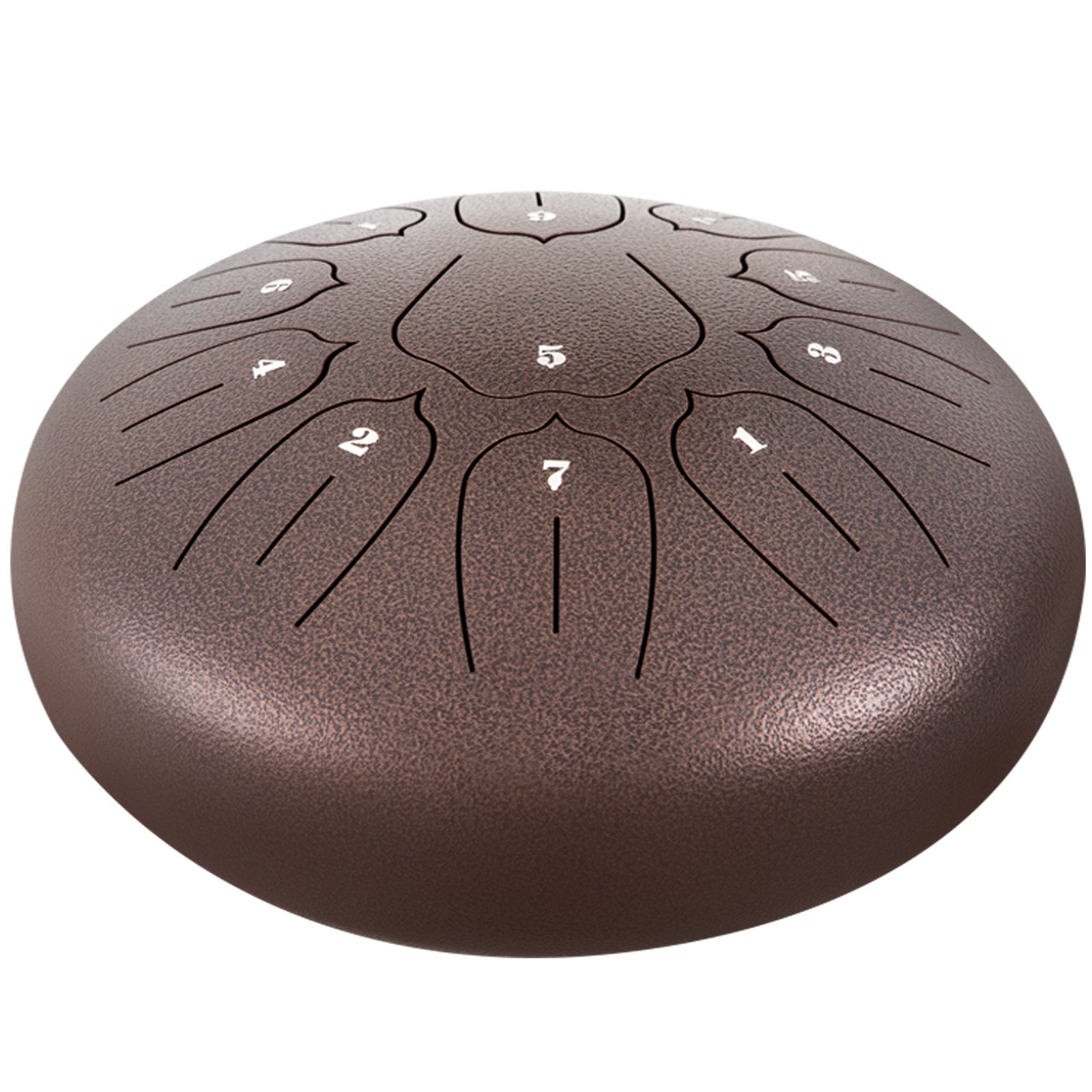 VEVOR Steel Tongue Drum 11 Notes 10 inches Percussion Instrument with Bag, Book, Mallets, Finger Picks 