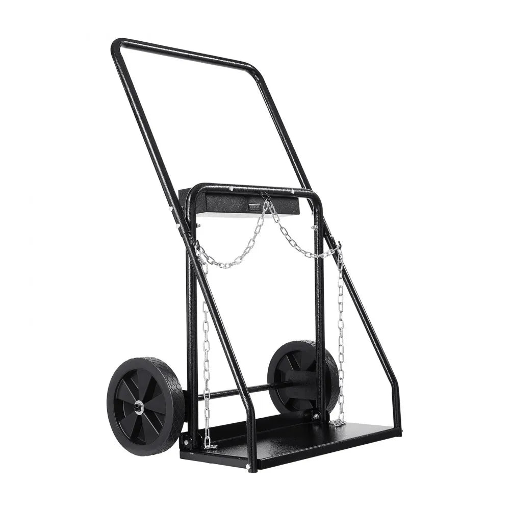 VEVOR Dual Welding Cylinder Cart Oxygen Acetylene Tank Cart with 10" Solid Wheel