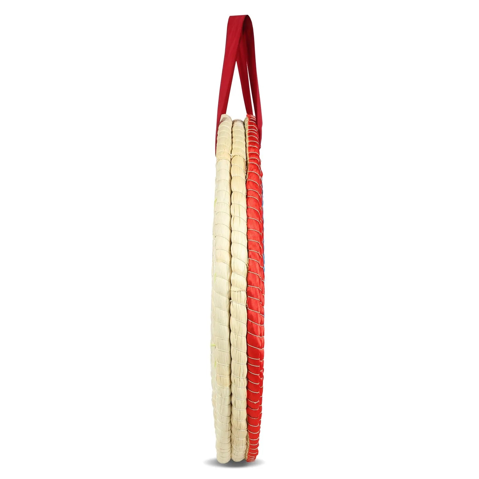 VEVOR Archery Target, 3 Layers 20" Arrow Target, Traditional Solid Straw Round Archery Target Shooting Bow, Hand-Made Arrows Target, Coloured Rope Target for Backyard Outdoor Hunting Shooting Practice