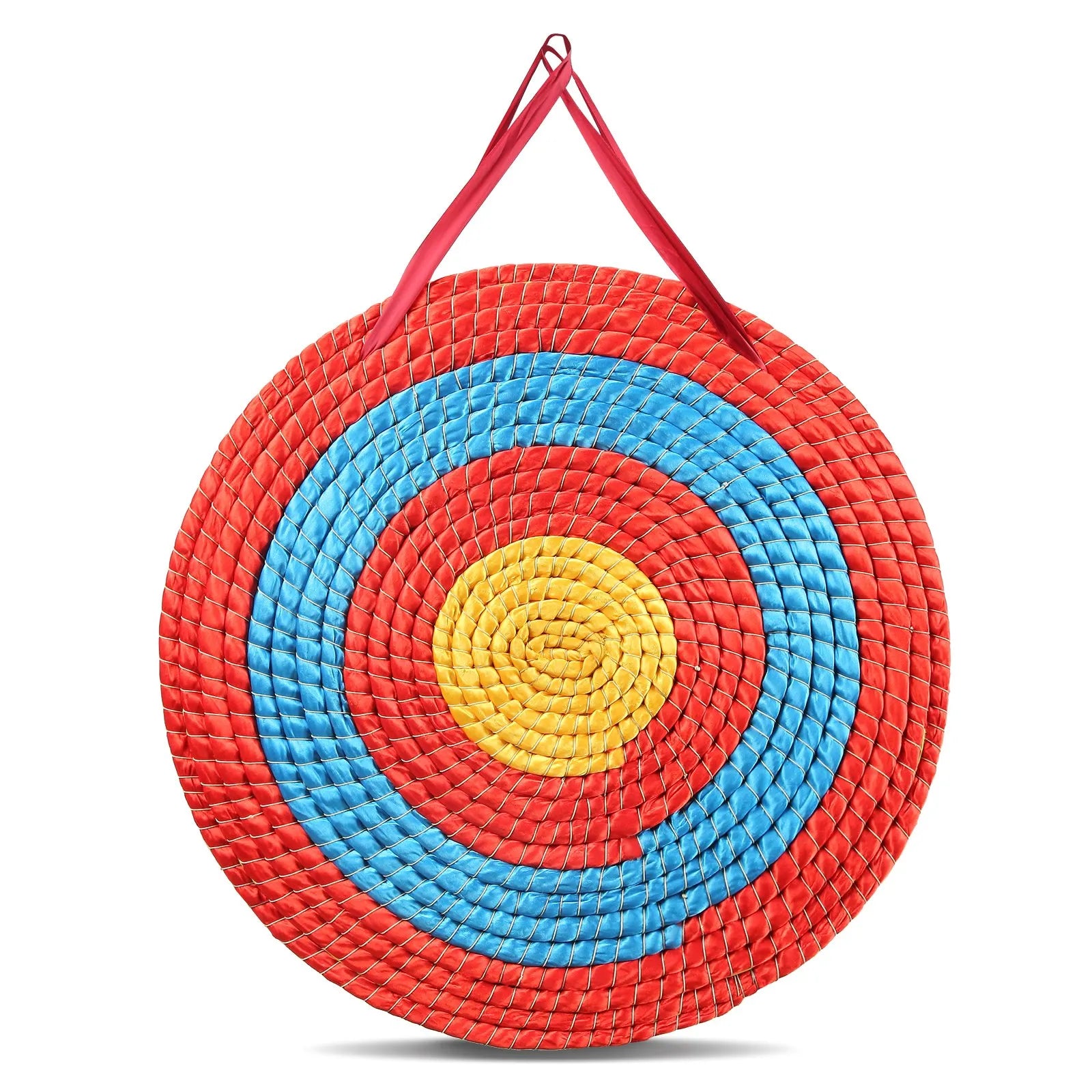 VEVOR Archery Target, 3 Layers 20" Arrow Target, Traditional Solid Straw Round Archery Target Shooting Bow, Hand-Made Arrows Target, Coloured Rope Target for Backyard Outdoor Hunting Shooting Practice