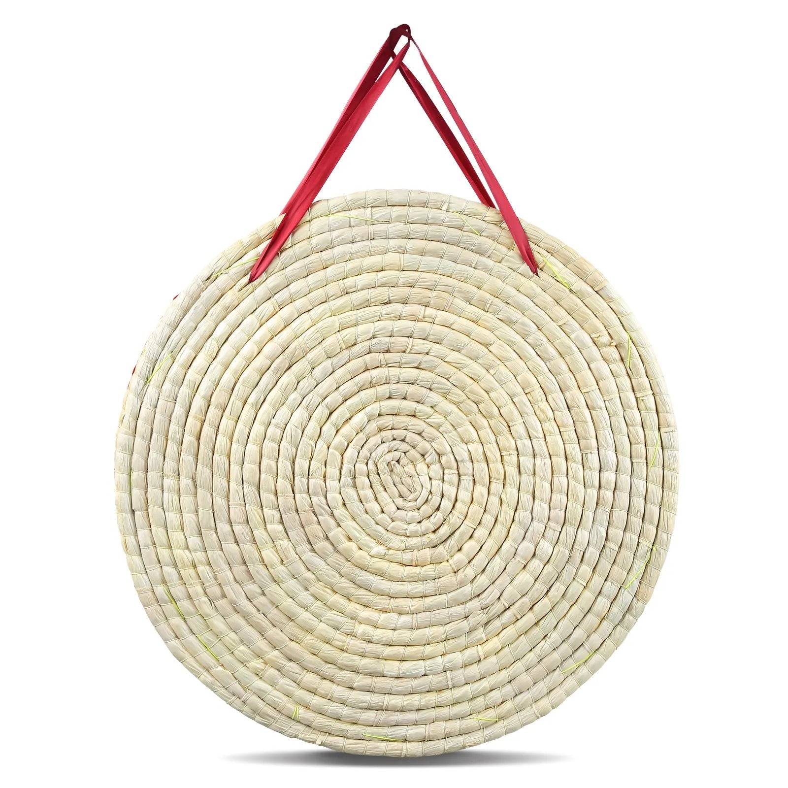 VEVOR Archery Target, 5 Layers 20" Arrow Target, Traditional Solid Straw Round Archery Target Shooting Bow, Hand-Made Arrows Target, Coloured Rope Target for Backyard Outdoor Hunting Shooting Practice