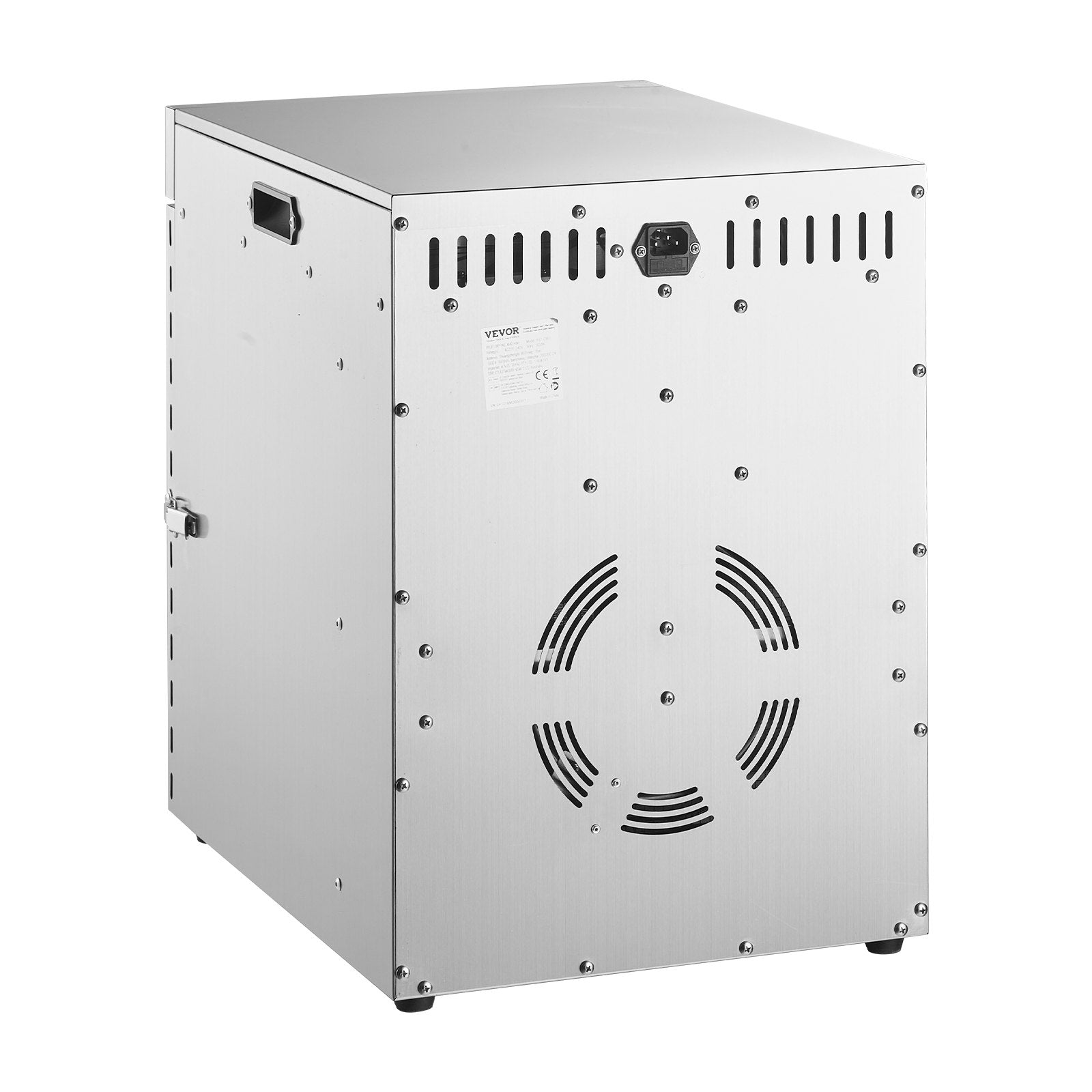 VEVOR 12 Trays Rotary Food Dehydrator Machine Stainless Steel 800W Fruit Drying 