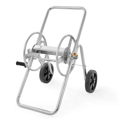 VEVOR 175 ft of 5/8’’ Hose Reel Cart, (Hose Not Included), Garden Water Hose Carts Mobile Tools with Wheels, Heavy Duty Powder-coated Steel Outdoor Planting for Garden, Yard, Lawn 