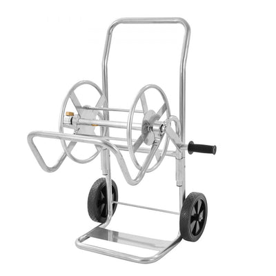 VEVOR Hose Reel Cart, Hold Up to 200 ft of 5/8’’ Hose (Hose Not Included), Garden Water Hose Carts Mobile Tools with Wheels, Heavy Duty Powder-coated Steel Outdoor Planting for Garden, Yard, Lawn 
