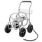 VEVOR Hose Reel Cart, Hold Up to 300 ft of 5/8’’ Hose, Garden Water Hose Carts Mobile Tools with 4 Wheels, Heavy Duty Powder-coated Steel Outdoor Planting with Storage Basket, for Garden, Yard, Lawn