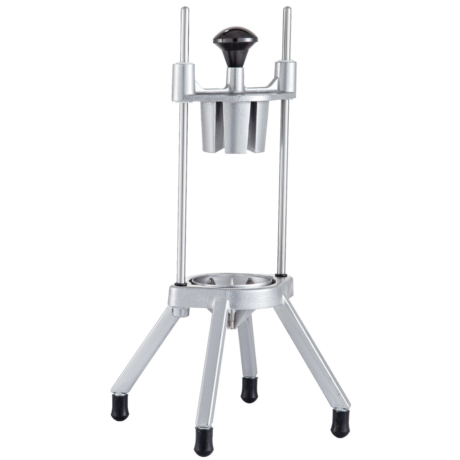 VEVOR 4-Section Commercial Easy Wedger Stainless Steel Blade Fruit Lime Slicer, Lemon Cutter for Home Bar Restaurant, Sliver 