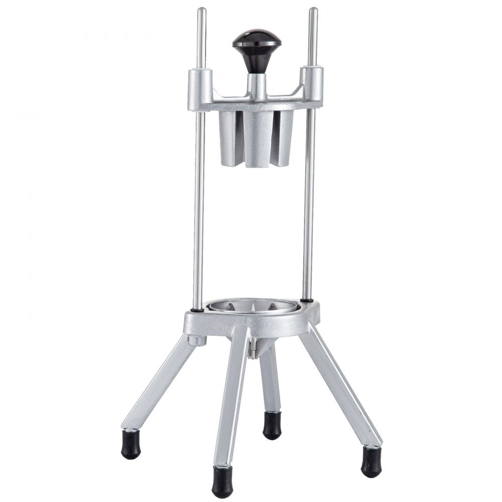 VEVOR 6-Section Commercial Easy Wedger Stainless Steel Blade Fruit Lime Slicer, Lemon Cutter 6 Wedges for Home Bar Restaurant 