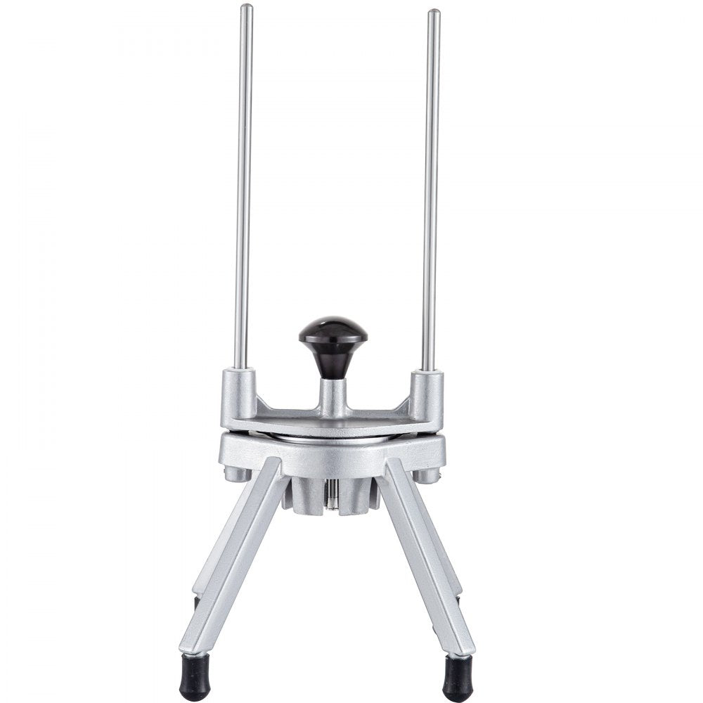 VEVOR 6-Section Commercial Easy Wedger Stainless Steel Blade Fruit Lime Slicer, Lemon Cutter 6 Wedges for Home Bar Restaurant 