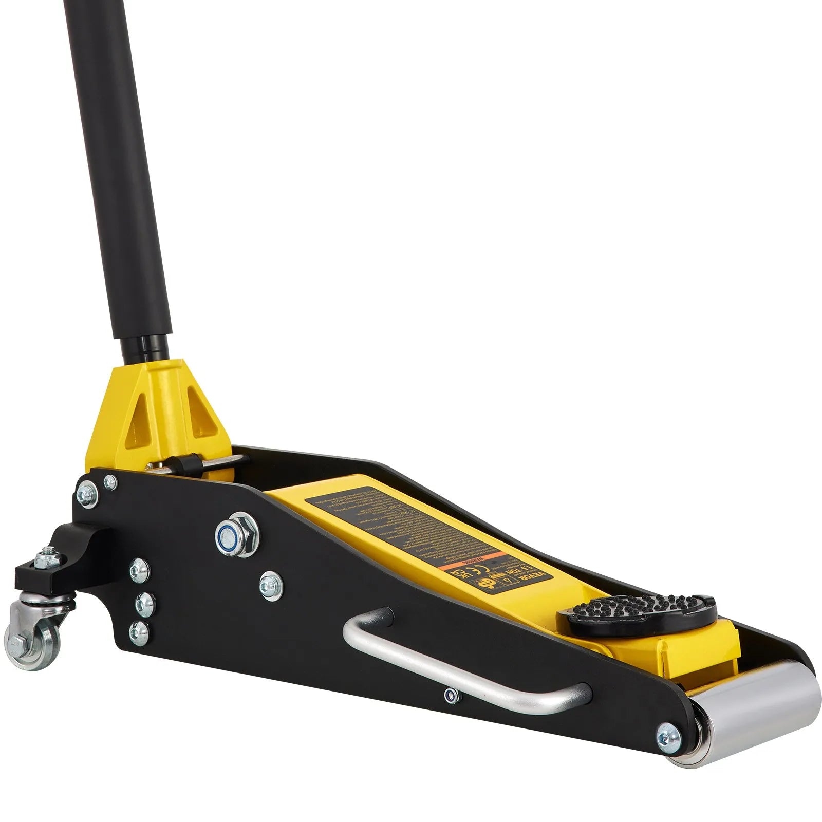 VEVOR Floor Jack, 1.5 Ton Low Profile Floor Jack, Aluminum and Steel Racing Floor Jack with Dual Pistons Quick Lift Pump, Floor Jack Lifting Range 3-3/20"-14-10/27"