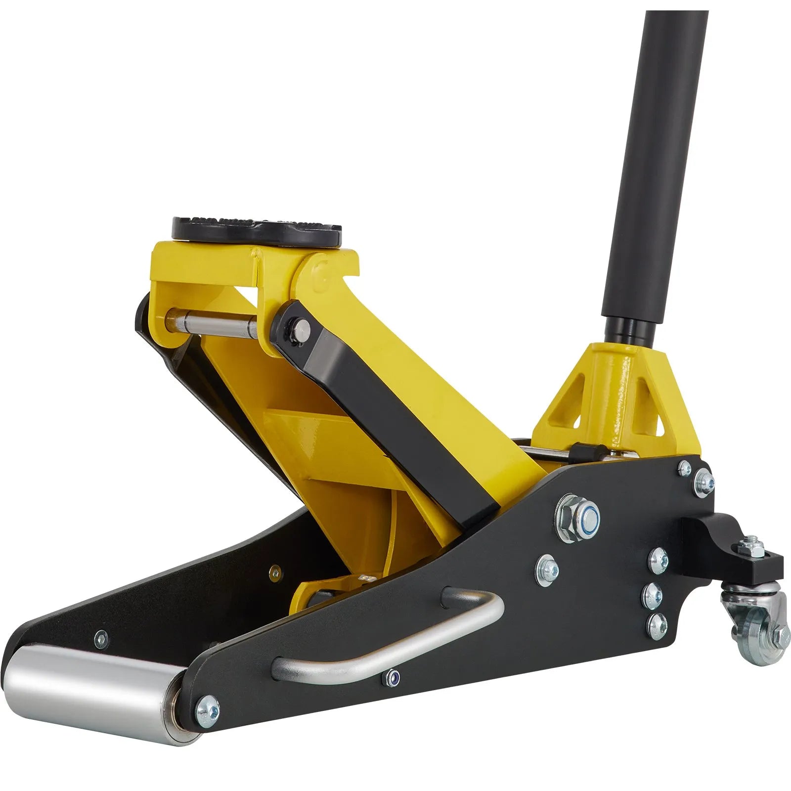 VEVOR Floor Jack, 1.5 Ton Low Profile Floor Jack, Aluminum and Steel Racing Floor Jack with Dual Pistons Quick Lift Pump, Floor Jack Lifting Range 3-3/20"-14-10/27"