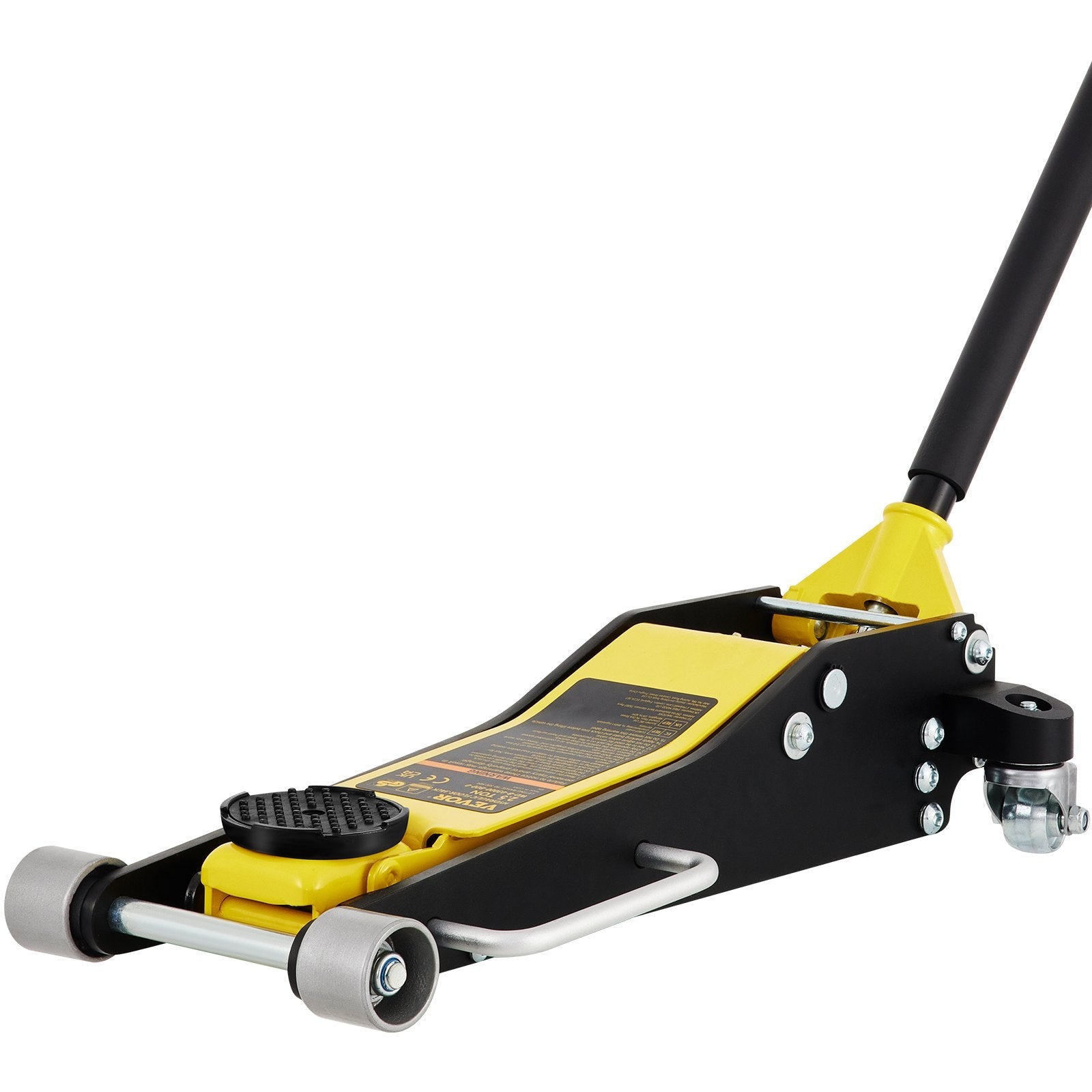 VEVOR Floor Jack, 2.5 Ton Low Profile Floor Jack, Aluminum And Steel Racing Floor Jack with Dual Pistons Quick Lift Pump, 3-3/4"-18-7/10" Height Lifting Range 