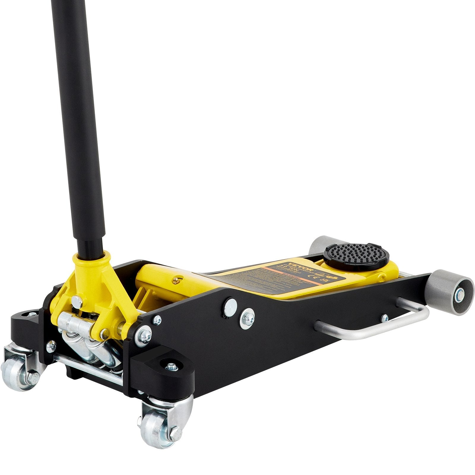 VEVOR Floor Jack, 3 Ton Low Profile Floor Jack, Aluminum and Steel Racing Floor Jack with Dual Pistons Quick Lift Pump, Floor Jack Lifting Range 3-6/11"-19-11/16" 