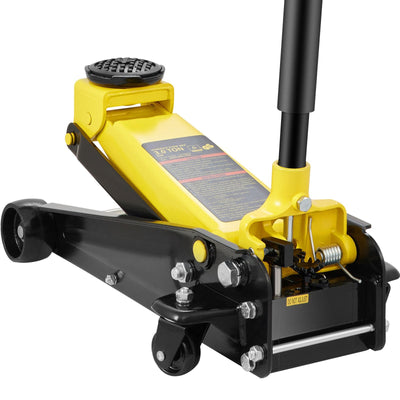 VEVOR Low Profile Floor Jack 3 Ton Heavy Steel Single Piston Hydraulic Pump 