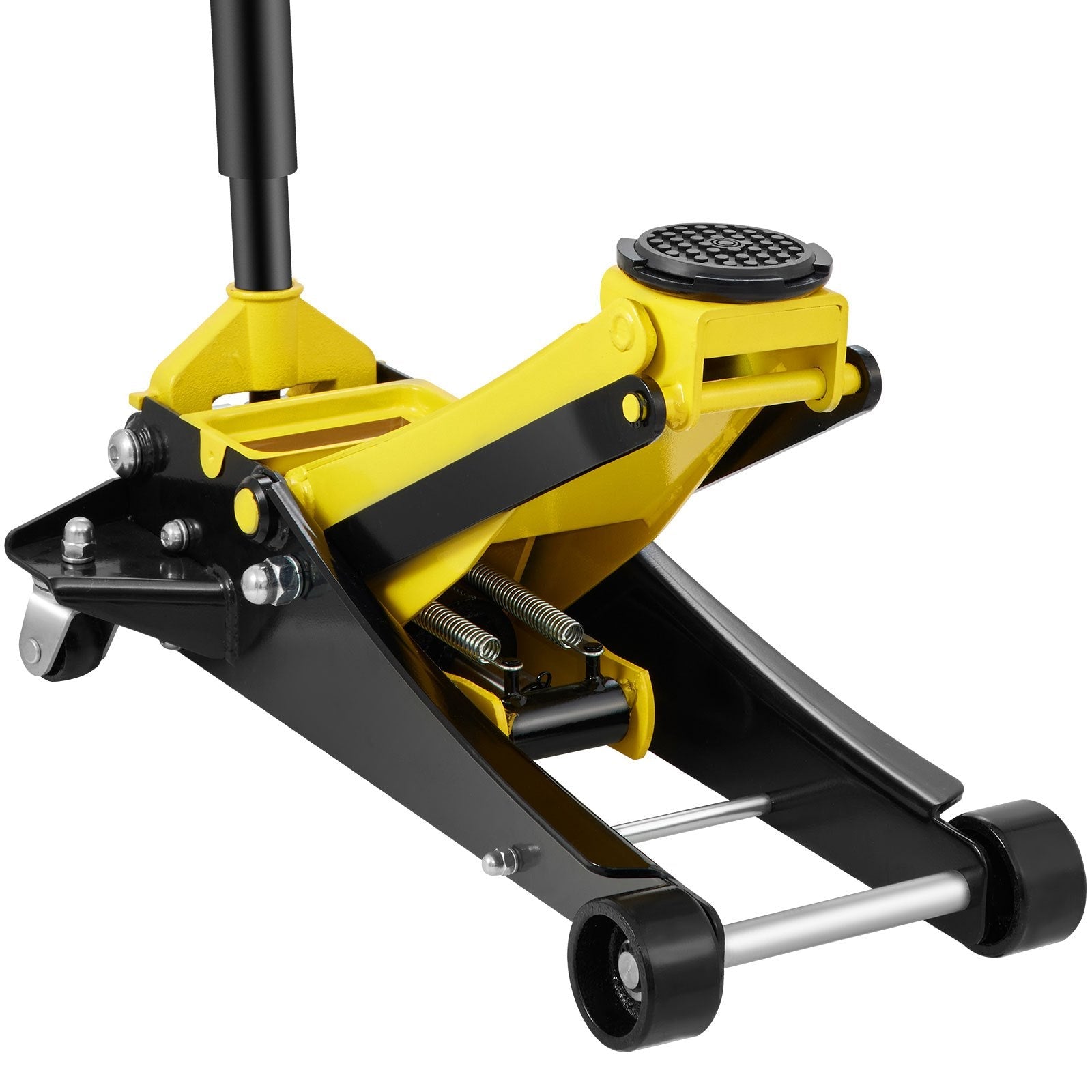 VEVOR Floor Jack, 3 Ton Low Profile Floor Jack, Heavy-duty Steel Racing Floor Jack with Dual Pistons Quick Lift Pump, Floor Jack Lifting Range 3.35"-19.69" 