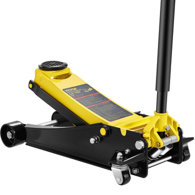 VEVOR Low Profile Floor Jack 4 Ton Heavy Duty Steel Dual Piston Rapid Pump 