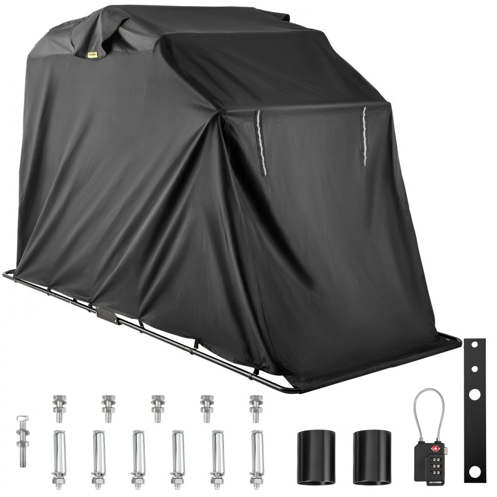 Heavy Duty Large Motorcycle Shelter Shed Cover Storage Tent Strong Safe Garage 