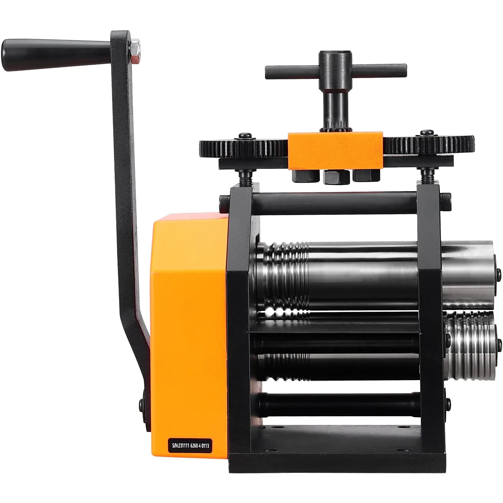 VEVOR Rolling Mill, 2.95"/75 mm Jewelry Rolling Mill Machine, 1: 2 Gear Ratio, 3-in-1 Multi-function Rolling Mill, 0.03-6.5mm Press Thickness for Metal Jewelry Making Sheet Square Wire Semicircle