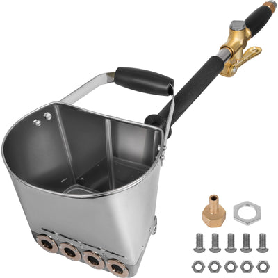 4 Jet Cement Mortar Sprayer Wall Painting Construction Handrail Convenient 
