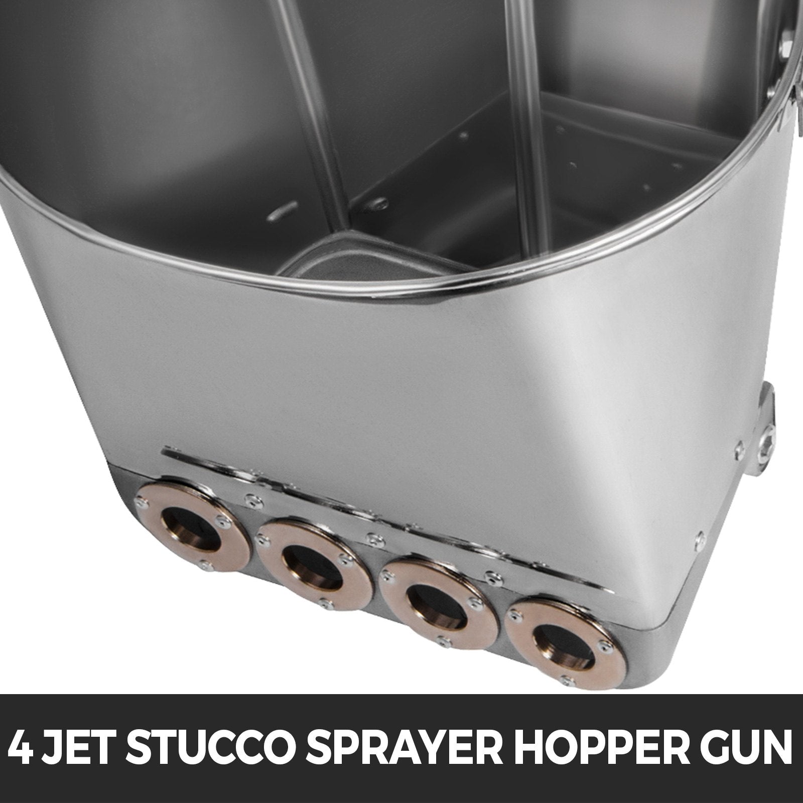 4 Jet Cement Mortar Sprayer Wall Painting Construction Handrail Convenient 